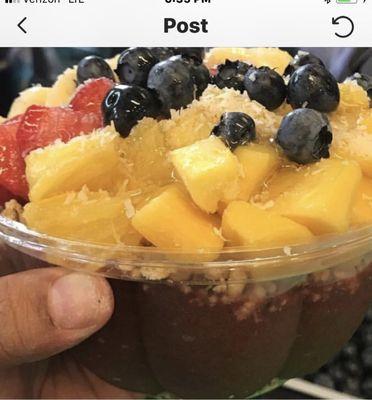 Gotta taste our Acai Bowlz you'll never try any other one