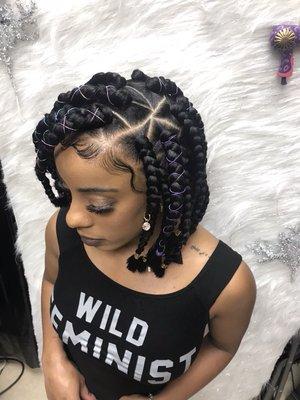 Bob Triangle Part Braids