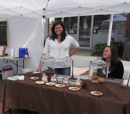 Bend Cookie Company booth at NW Crossing Farmers Market