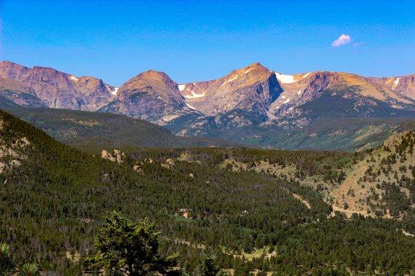 View of the Continental Divide from Estes Park