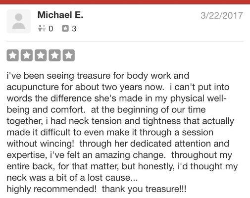 Hidden review from Yelp.