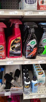 Turtle Wax and Meguiars products