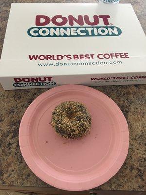 Choc Crumble donut, really good!