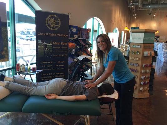 Table & Chair Massage
 Specializing in Deep Tissue/Therapeutic 
 Ask about our $25 for 30 Minutes Special