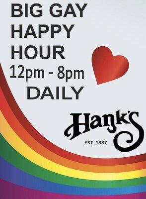 Hank's Proudly Serving The Gay Community Since 1987