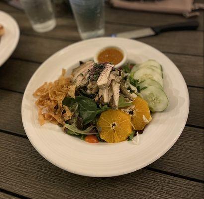 Thai Chicken Salad - very good especially the Chili Macadamia Nut Thai dressing!