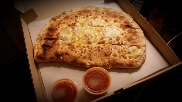 Now THAT is a Calzone!  Mega- Sized!