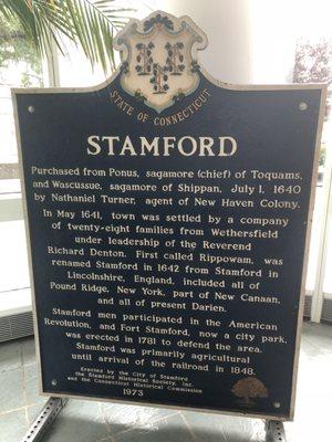 Stamford Historical Marker