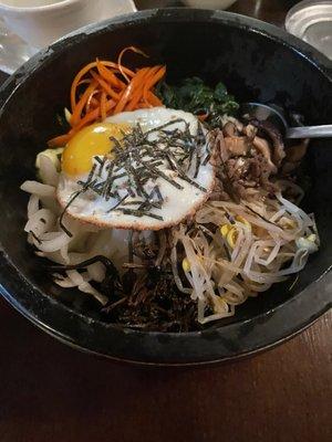 Bibimbap in the stone bowl 10/10!