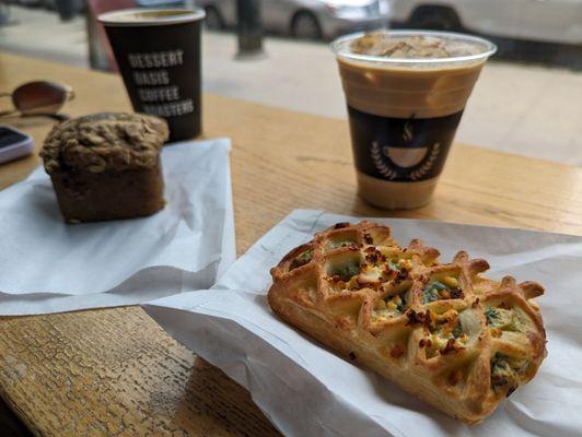 Coffee and puff pastry