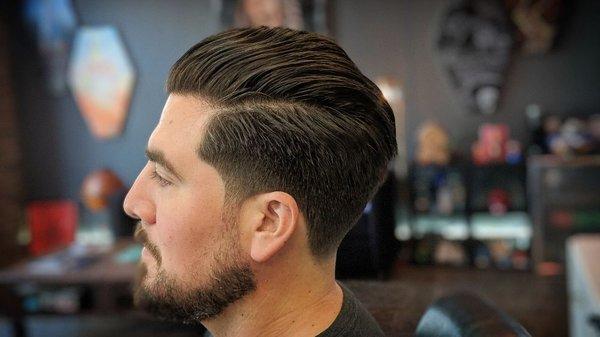 1 taper with texture on top