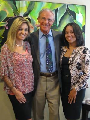 Dr. Goodman with Nicole Sanders (Office Mgr. & Patient Care Rep.) and Raechel Davis (receptionist and Medical Assistant)