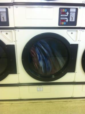 Nothing is more mesmerizing than a load of laundry tumbling dry.