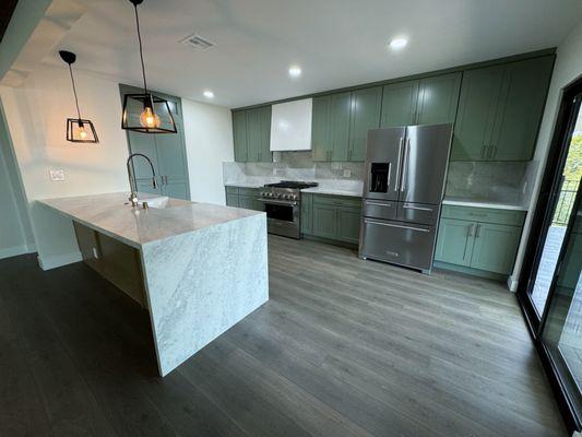 Remodeled kitchen