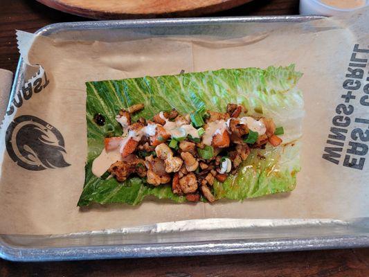 Lettuce wrap. Delicious.