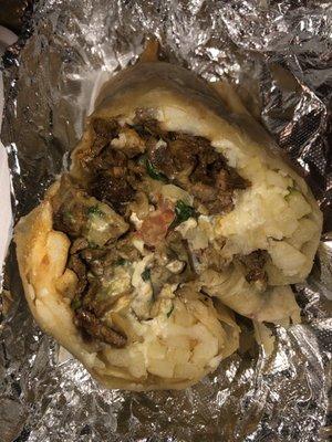 California Burrito w/ carne asada