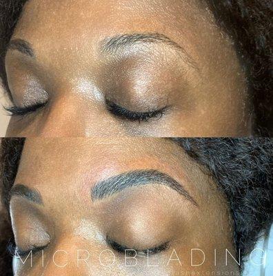 microblading before + after