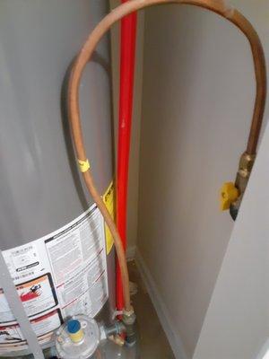 My neighbors Hot Water Heater Gas line-mine was Identical before they removed it without ever telling me!