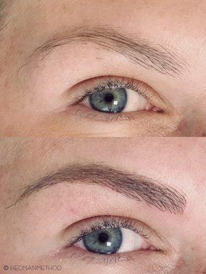 Microblading Before and after