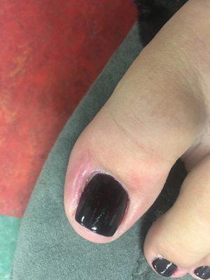 Thanks nail Tek for killing my toe. SO painful!