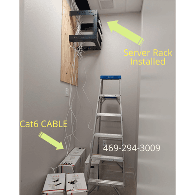 Server Room setup - Patch Panels - Switches & more