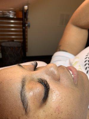 Volume eyelash extensions