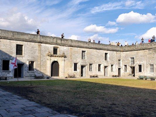 Inner Walls of Castillo de San Marcos National Park