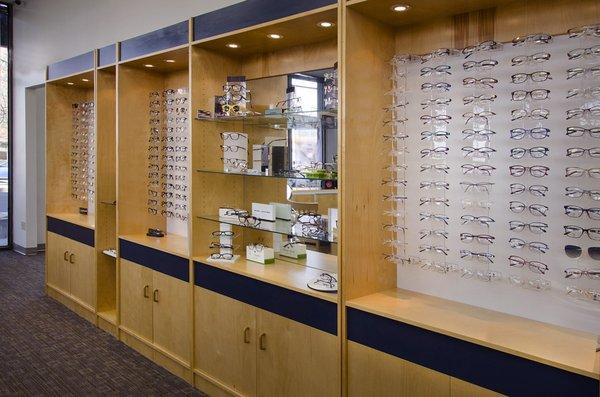 Wood Opticians showroom