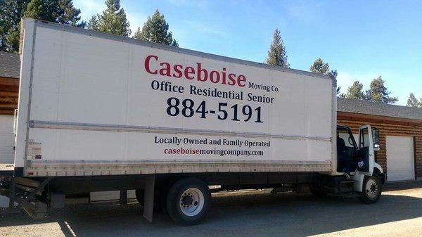 This is the moving truck.  Give them a call. 208-884-5191