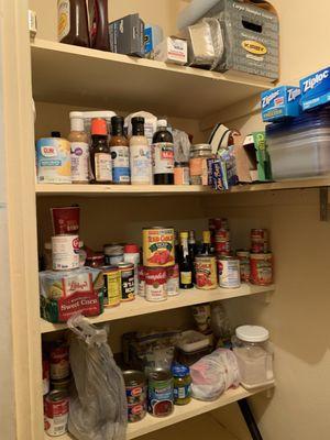 Pantry before