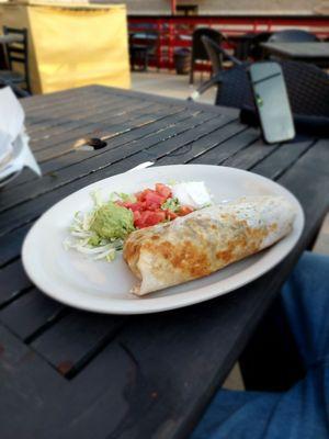 Tex-Mex Ground Beef Burrito