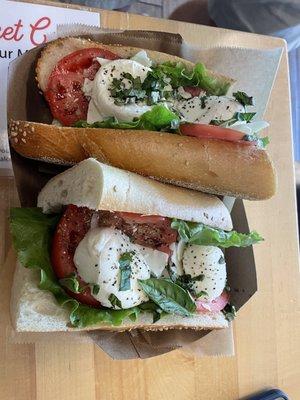 Caprese sandwich