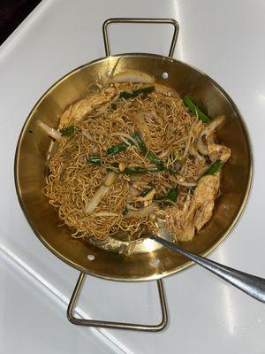 Ox sauce spicy chicken chow mein