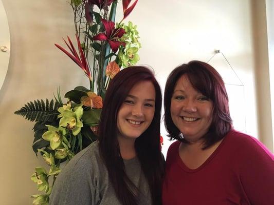 Beautiful Mother/Daughter Duo - hair colored by Scott