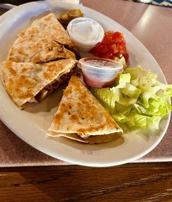 Chicken Quesadilla...