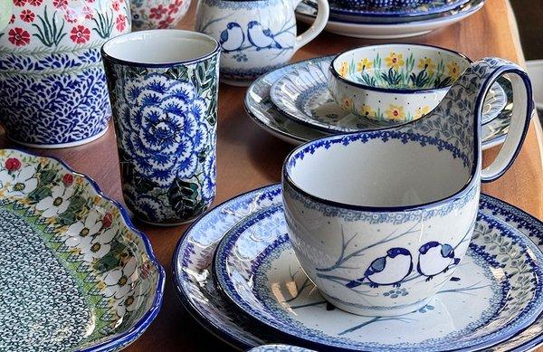 Polish Pottery placesettings by Ceramika Artystyczna