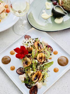 The beautiful fig salad