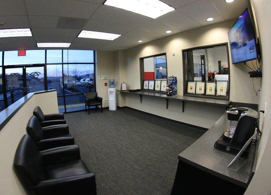 Customer Waiting area.