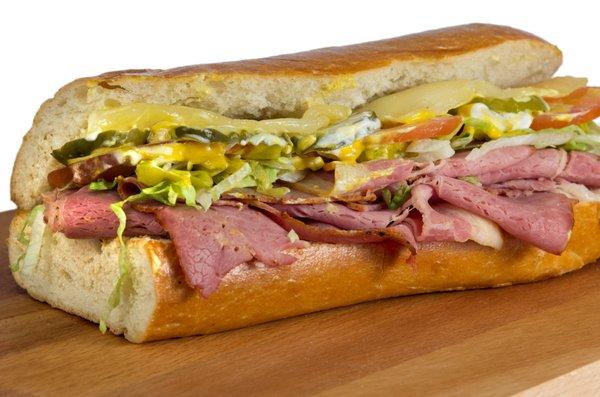 Hot Pastrami with Swiss...You got taste this thing to see what a Real Pastrami Sandwich taste like!