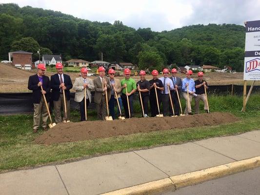 Ground Breaking Ceremony for new dealership.