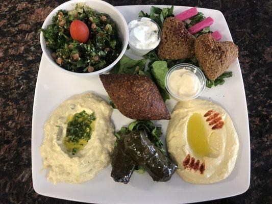 Middle eastern platter for $11.99