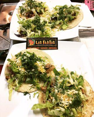 Tacos for taco Tuesday/Friday ($1.95 each)