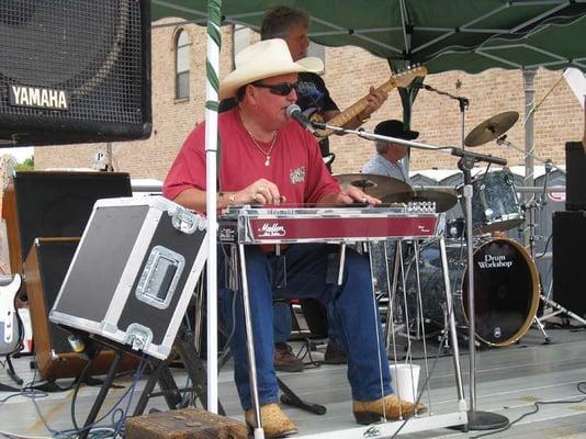 Pedal Steel Player in Country Band