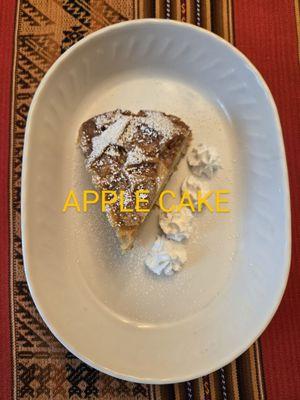 Homemade apple cake