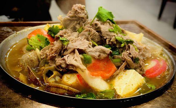 Beef hot pot