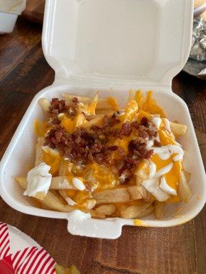 Soggy loaded fries