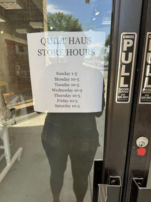 Store hours