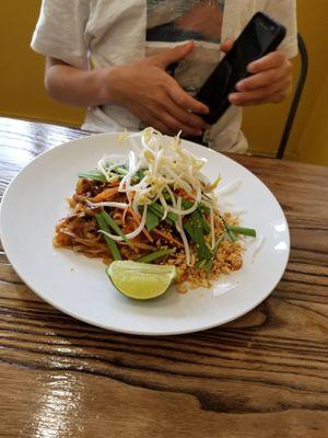 Pad Thai with beef