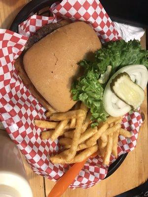 Wife had the butter burger. The bun alone was AMAZING and the burger was truly a delight in with the butter. Awesome dinner.