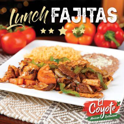 Lunch Fajitas | El Coyote Mexican Restaurant